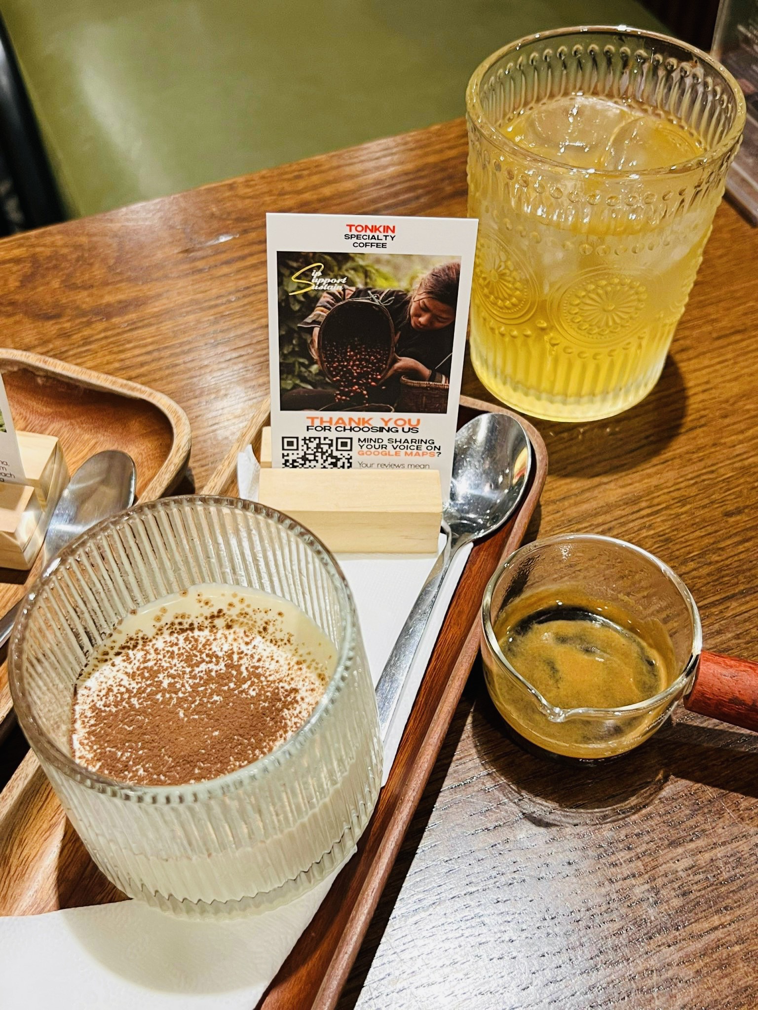 Egg coffee in Saigon