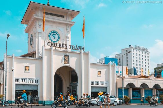 visiting Ho Chi Minh city Ben thanh market
