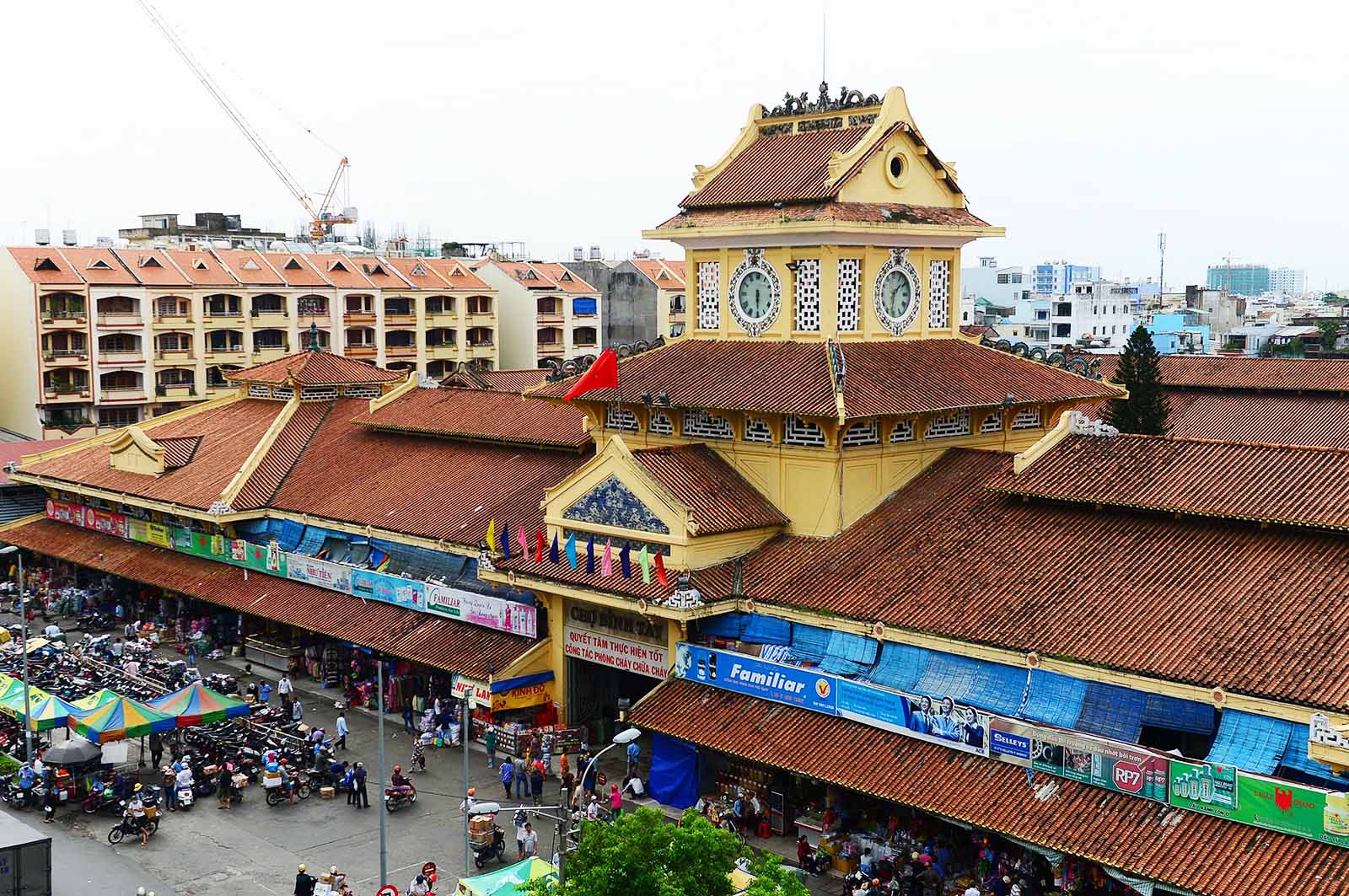 visiting Ho Chi Minh city Binh Tay Market