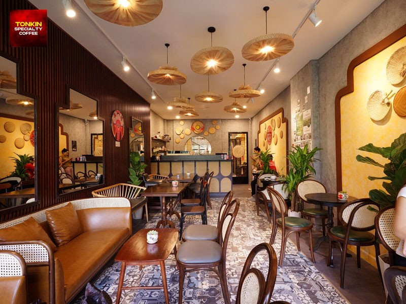 What is the Address of Tonkin Specialty Coffee in Ho Chi Minh