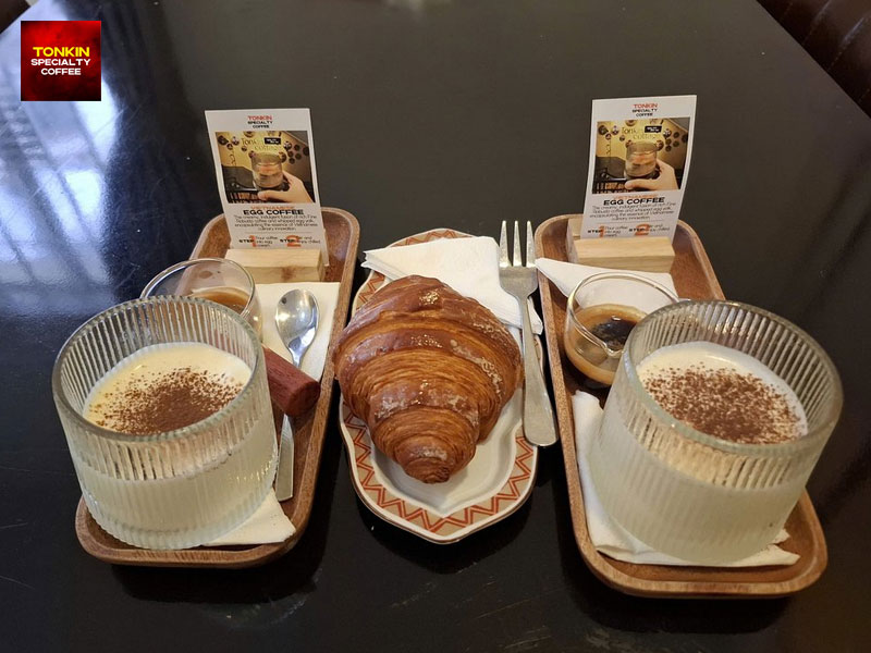 Egg coffee without sugar