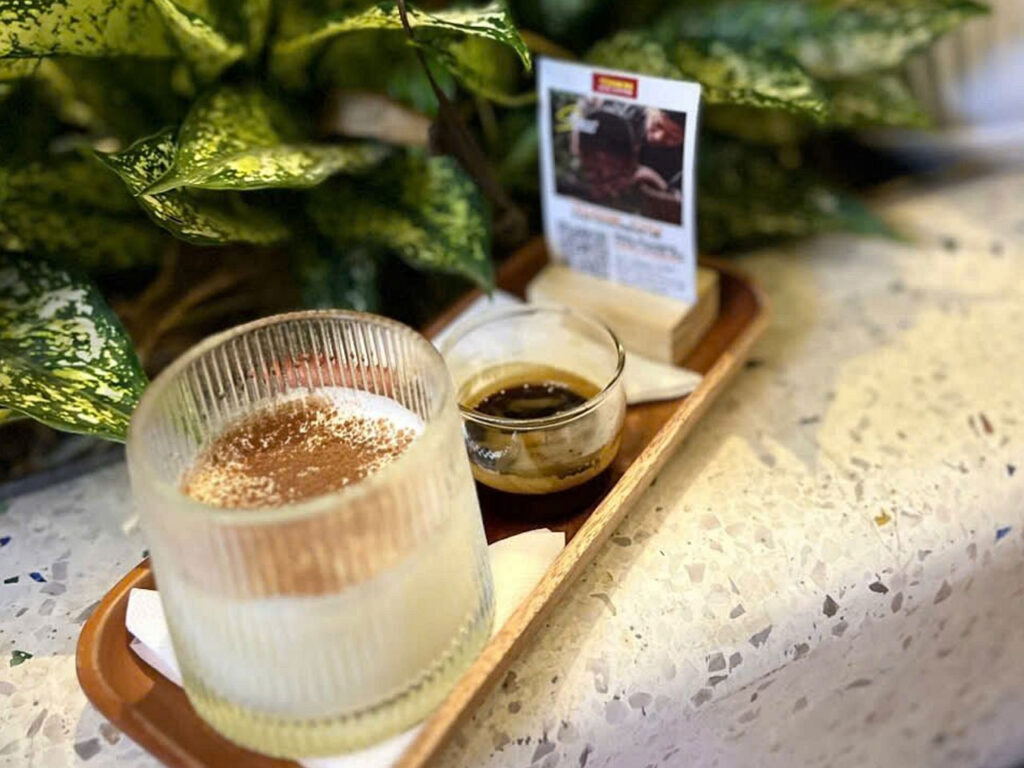 Is egg coffee made with raw egg