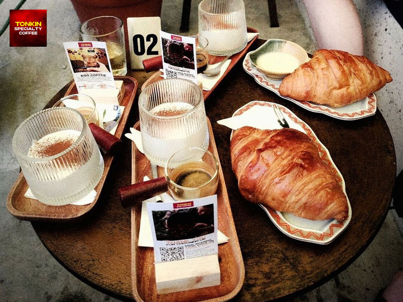 Egg Coffee Near Nguyen Hue Flower Street