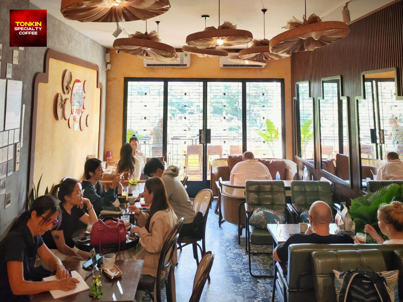 Egg Coffee Near Nguyen Hue Flower Street