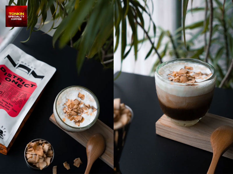 How to Make Coconut Coffee Vietnam