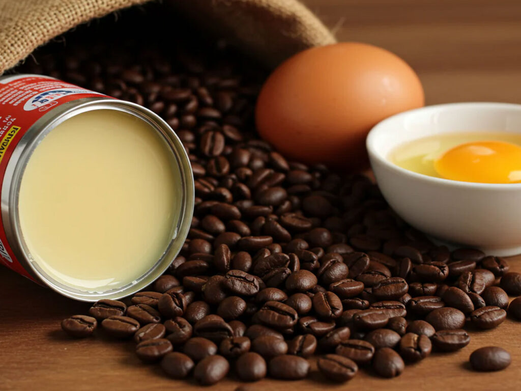 How to make egg coffee at home