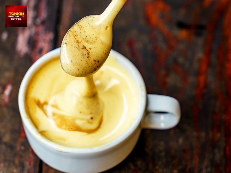 Ingredients in egg coffee