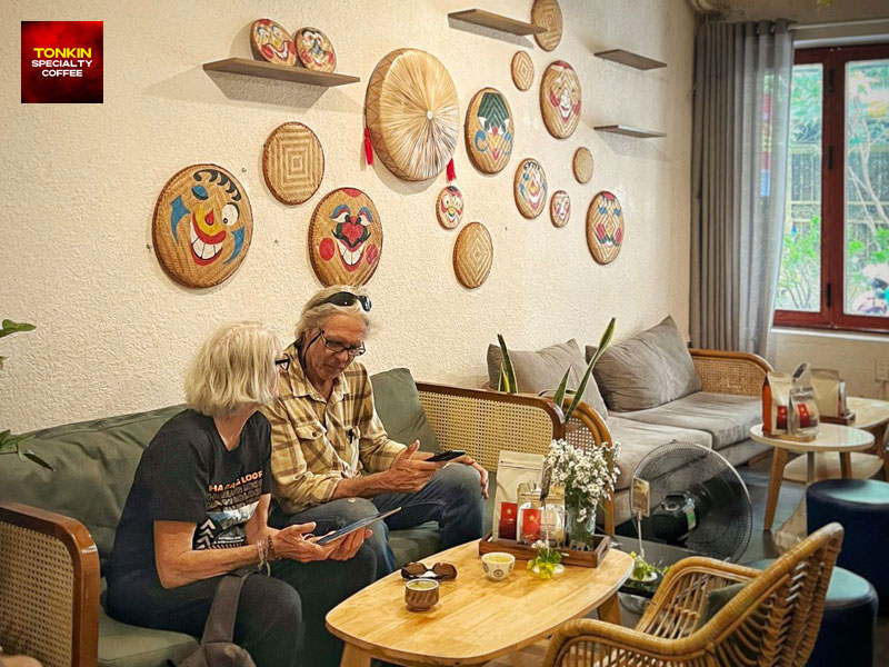 Authentic coffee experience in Saigon during daytime