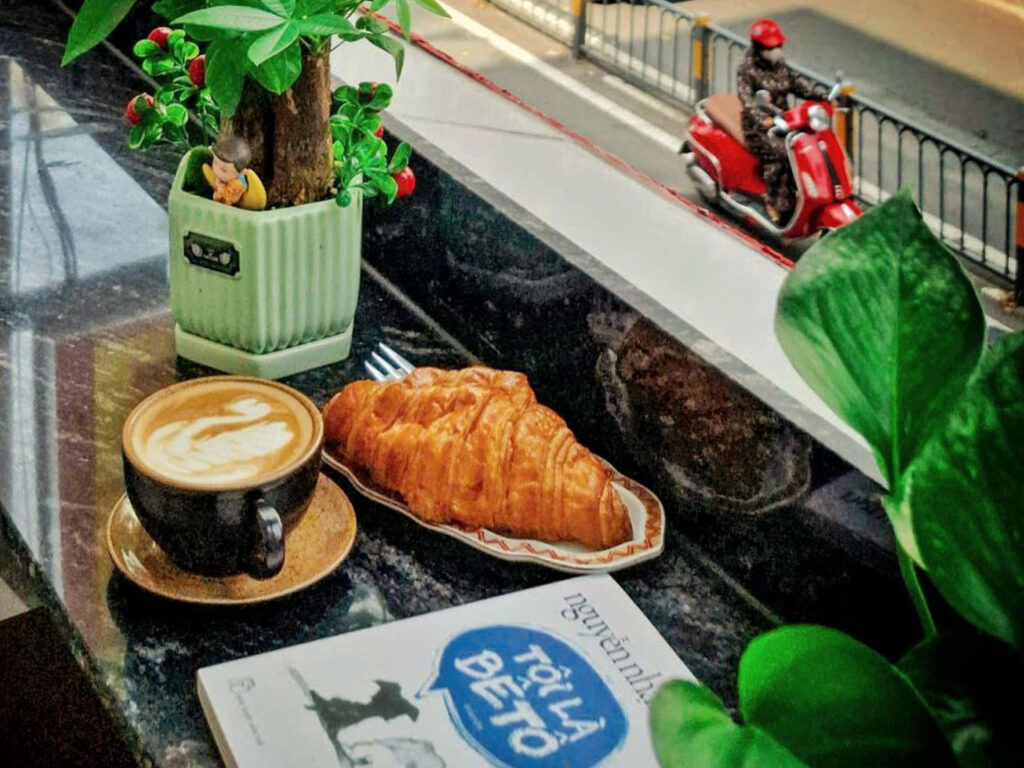 Authentic coffee experience in Saigon during daytime