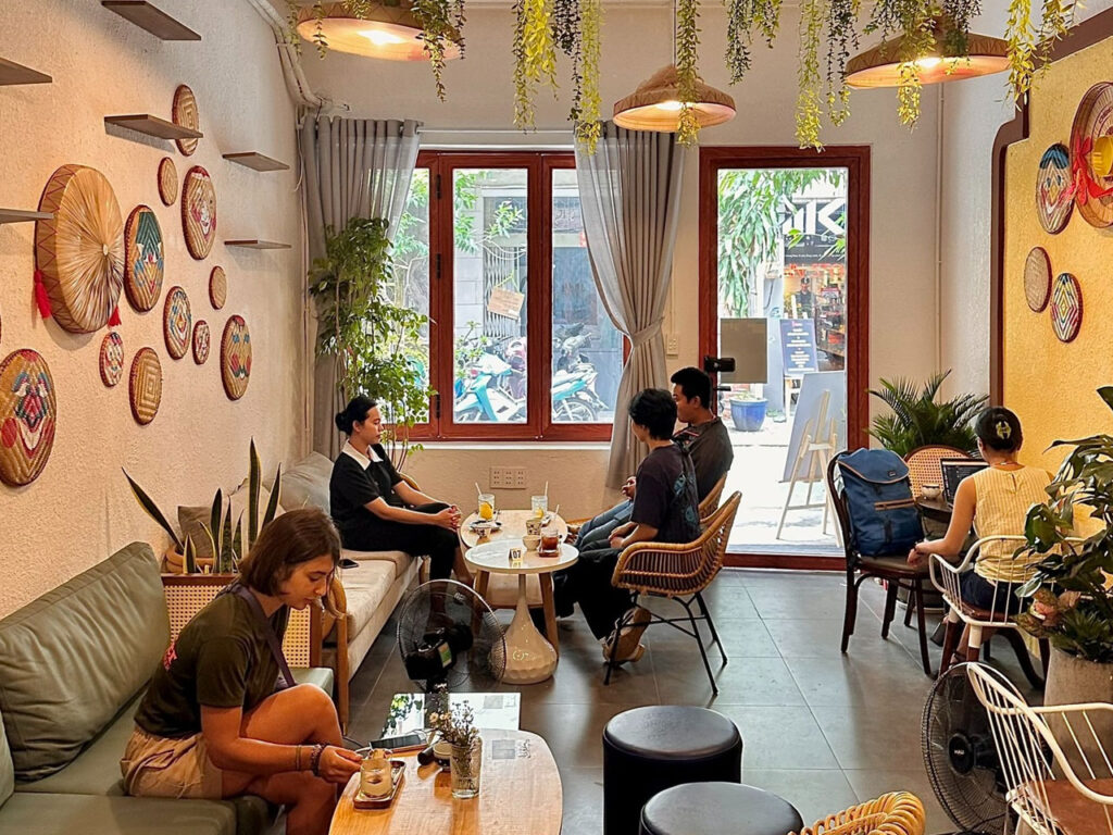 Hidden Alleyway Coffee Shops in Central Saigon