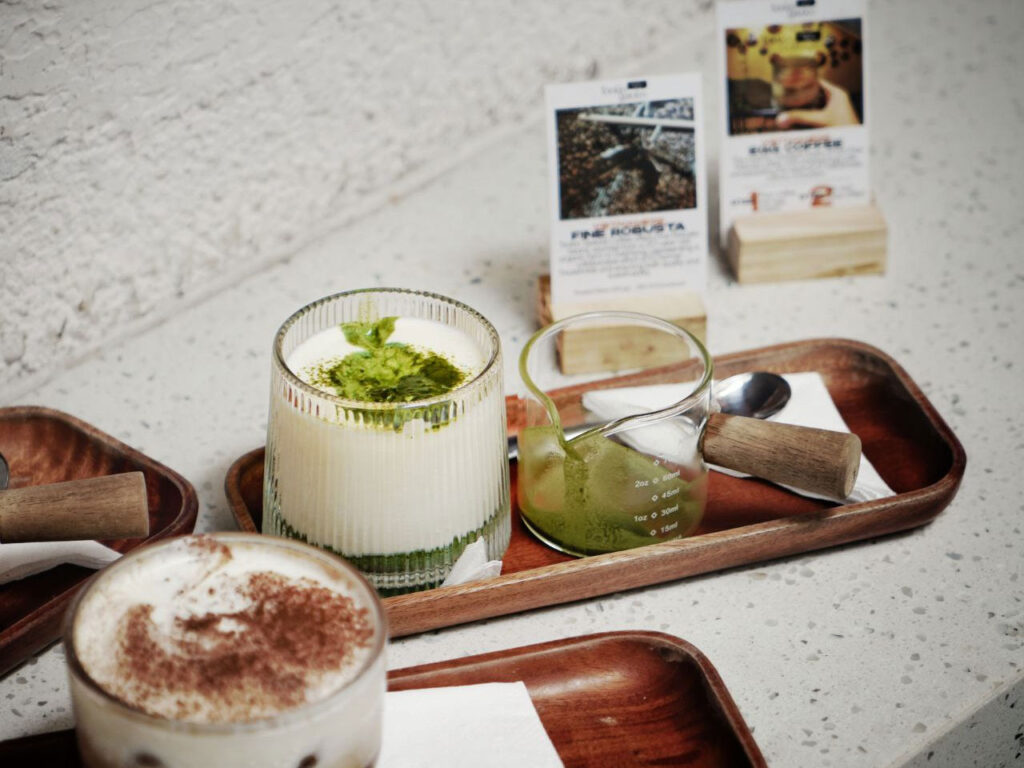 Vegan Egg Coffee Alternative in Saigon