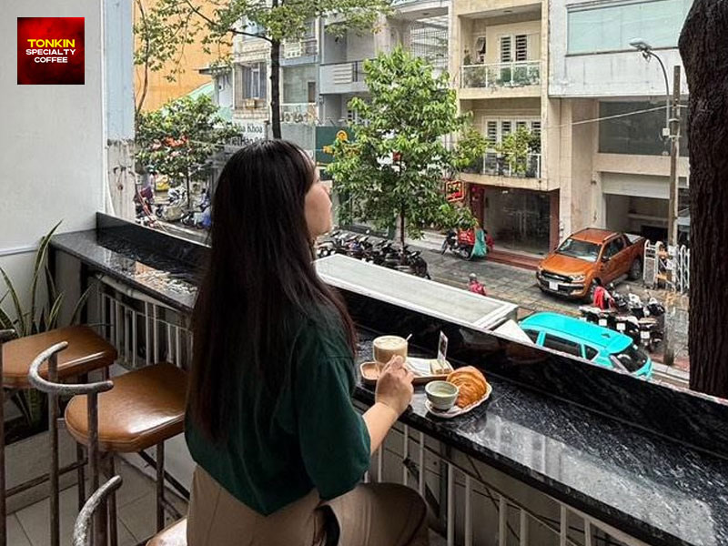 Authentic Egg Coffee in Saigon With Balcony Views