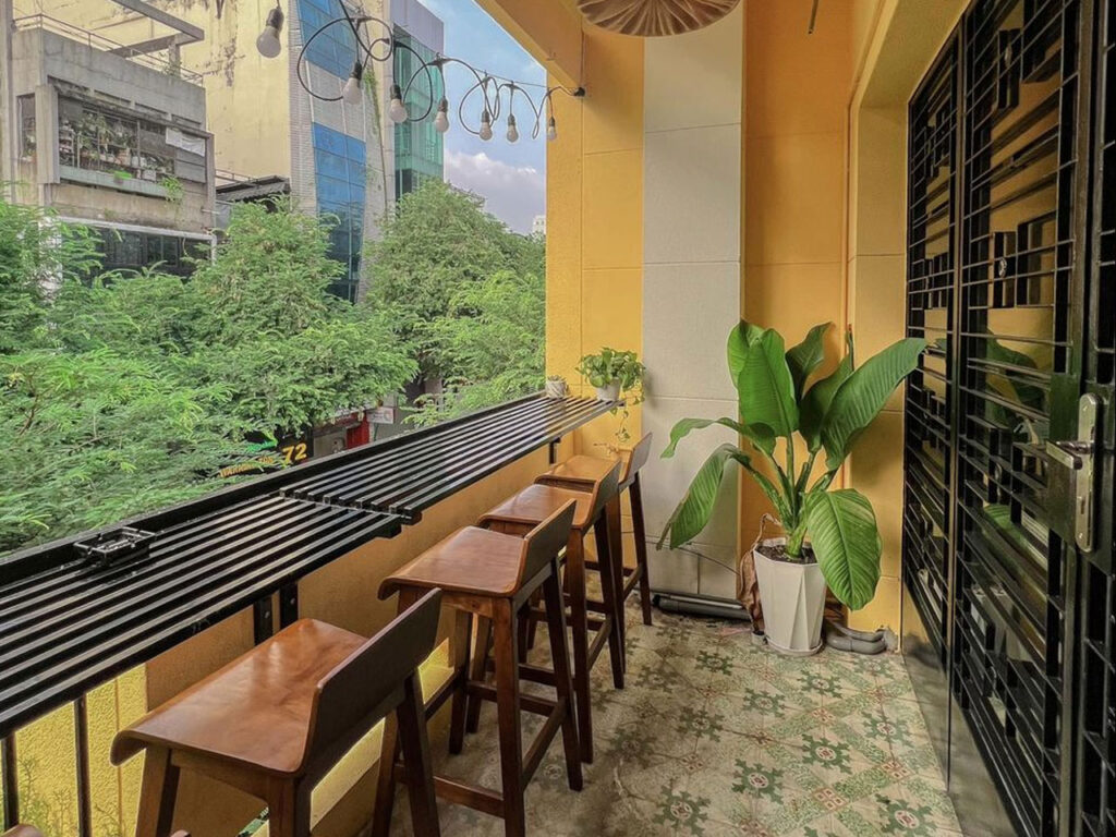 Authentic Egg Coffee in Saigon With Balcony Views