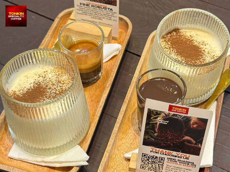 Authentic Egg Coffee Near Nguyen Hue