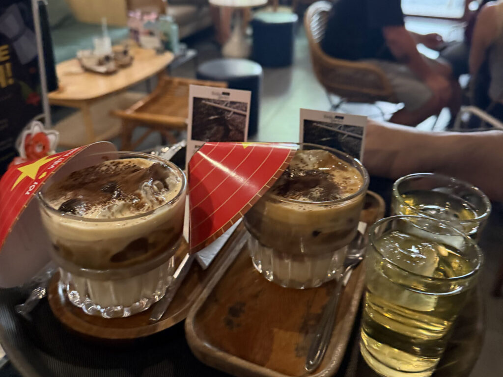 Vietnamese Coffee Near Saigon Opera House