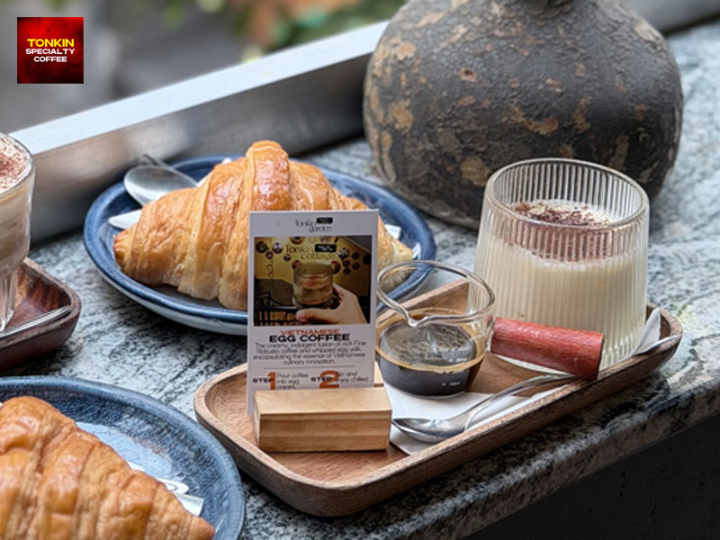 Who should try egg coffee first
