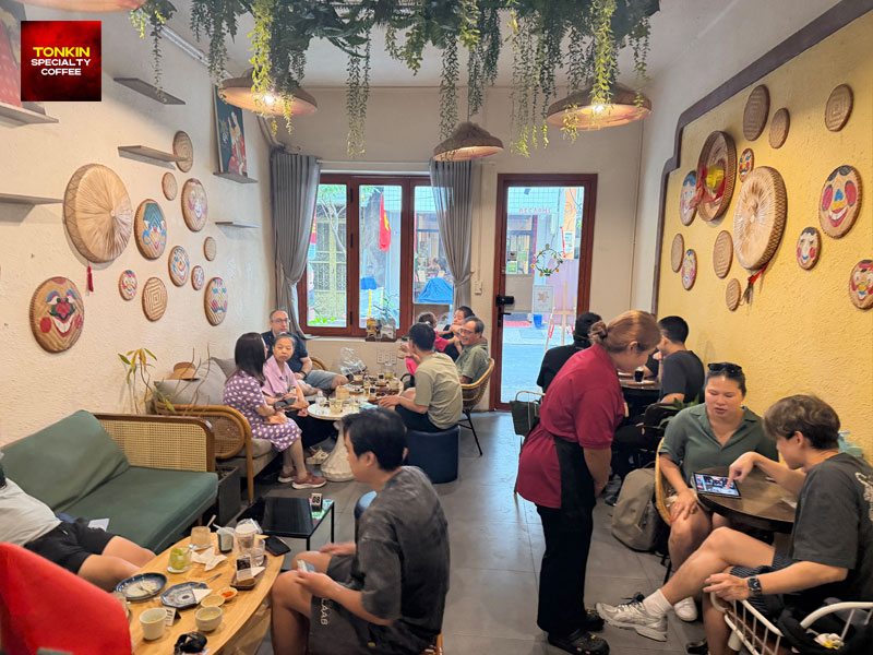 Why is coconut coffee popular with travelers