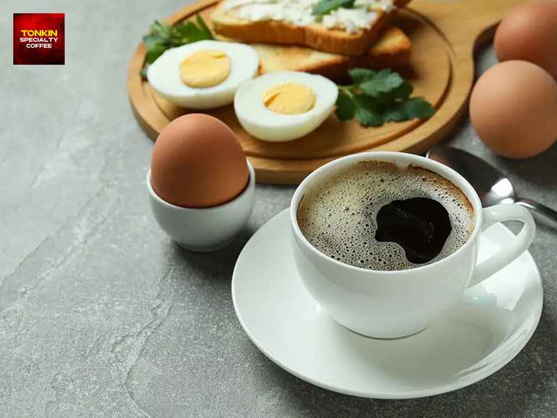 Boiled Egg and Coffee for Breakfast