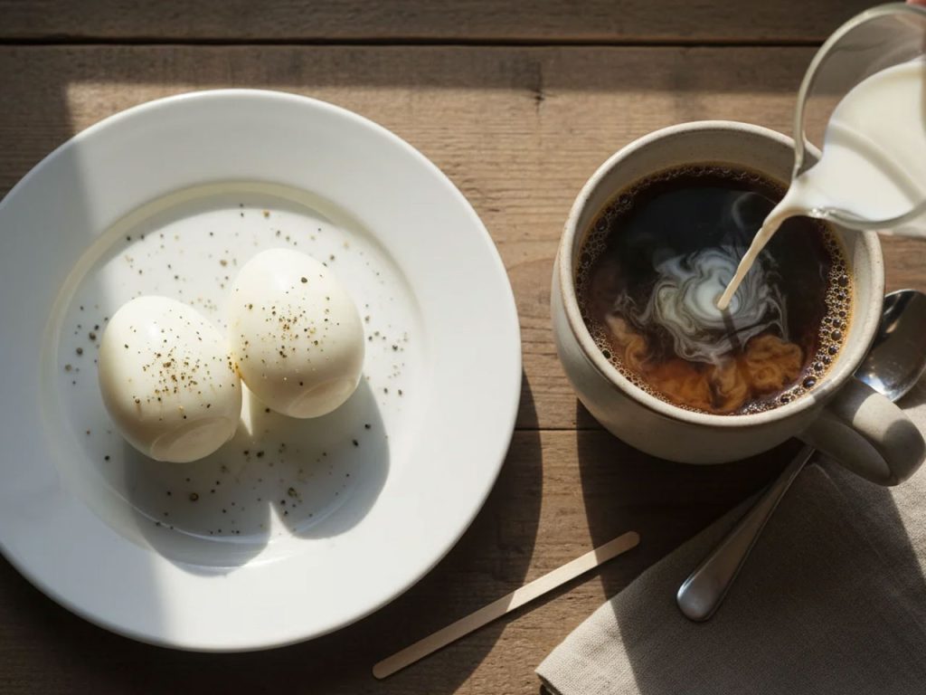 Boiled Egg With Coffee Benefits