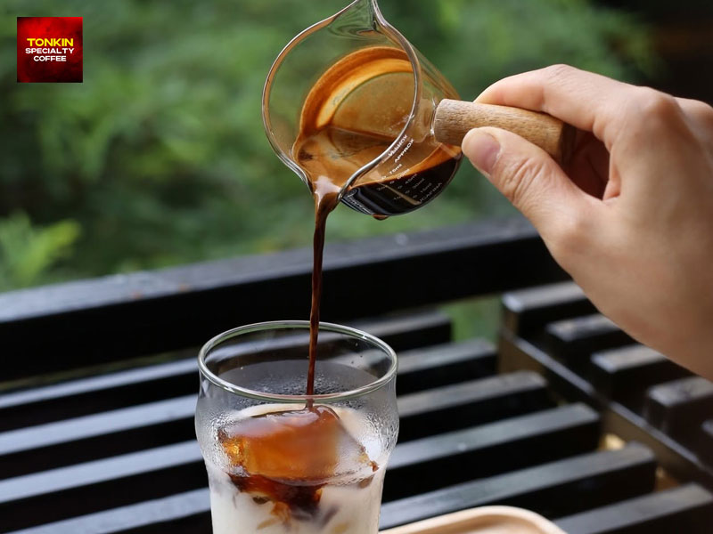 Vietnamese black coffee hot or iced