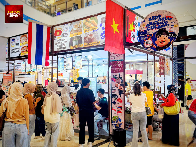 Tonkin Coffee at an International Food Festival in Indonesia